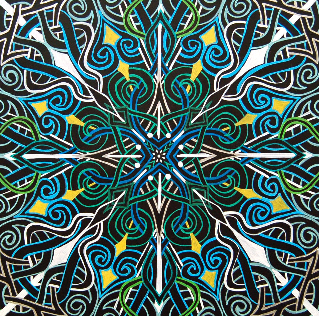 Alignment Meghan Oona Clifford Modern Mandala Maze Art