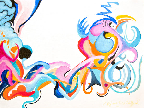 meghan oona clifford, abstract modern colorful home decor, contemporary modern abstraction san francisco, nujabes