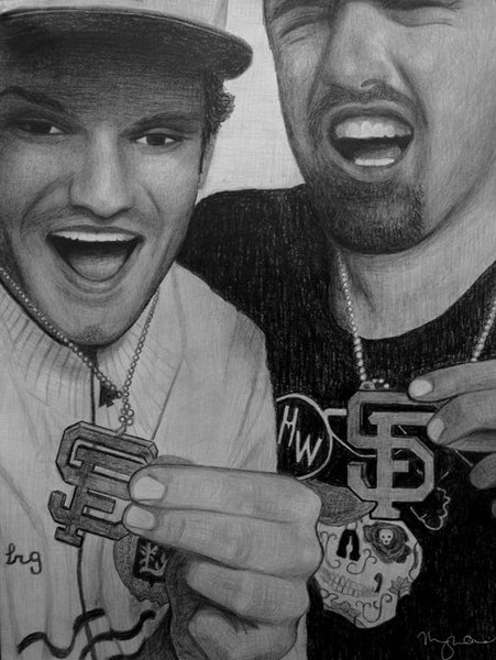 fashion illustration san francisco party art, san francisco party boys art, sf giants party art, meghan oona clifford, modern party portraiture, new contemporary art, happiness meditation art, san francisco art interior design, upper playground inspired, hip hop fashion art, gangster modern art, party animal art