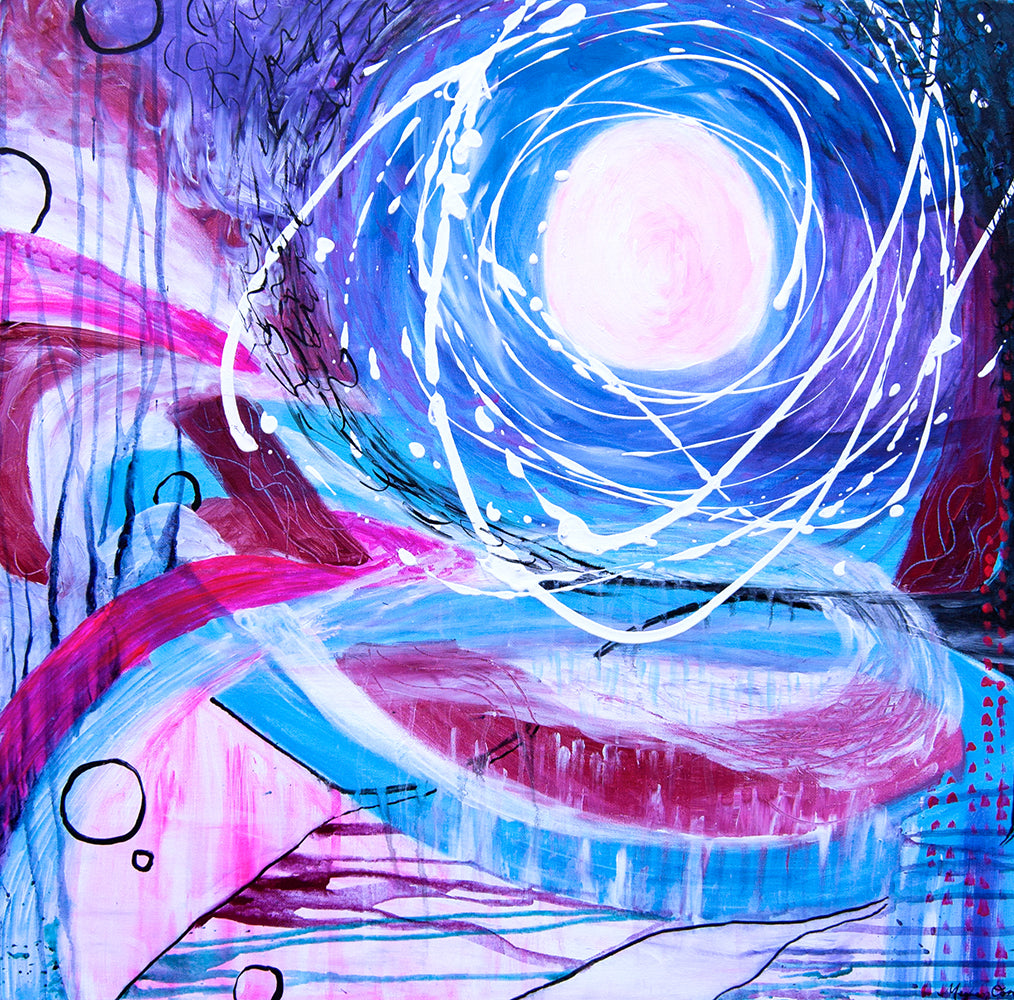 urban geometric abstract painting, urban contemporary abstract painting, modern urban abstract colorful art for interior design, geometric contemporary modern home decor, meghan oona clifford, modern egg abstract art